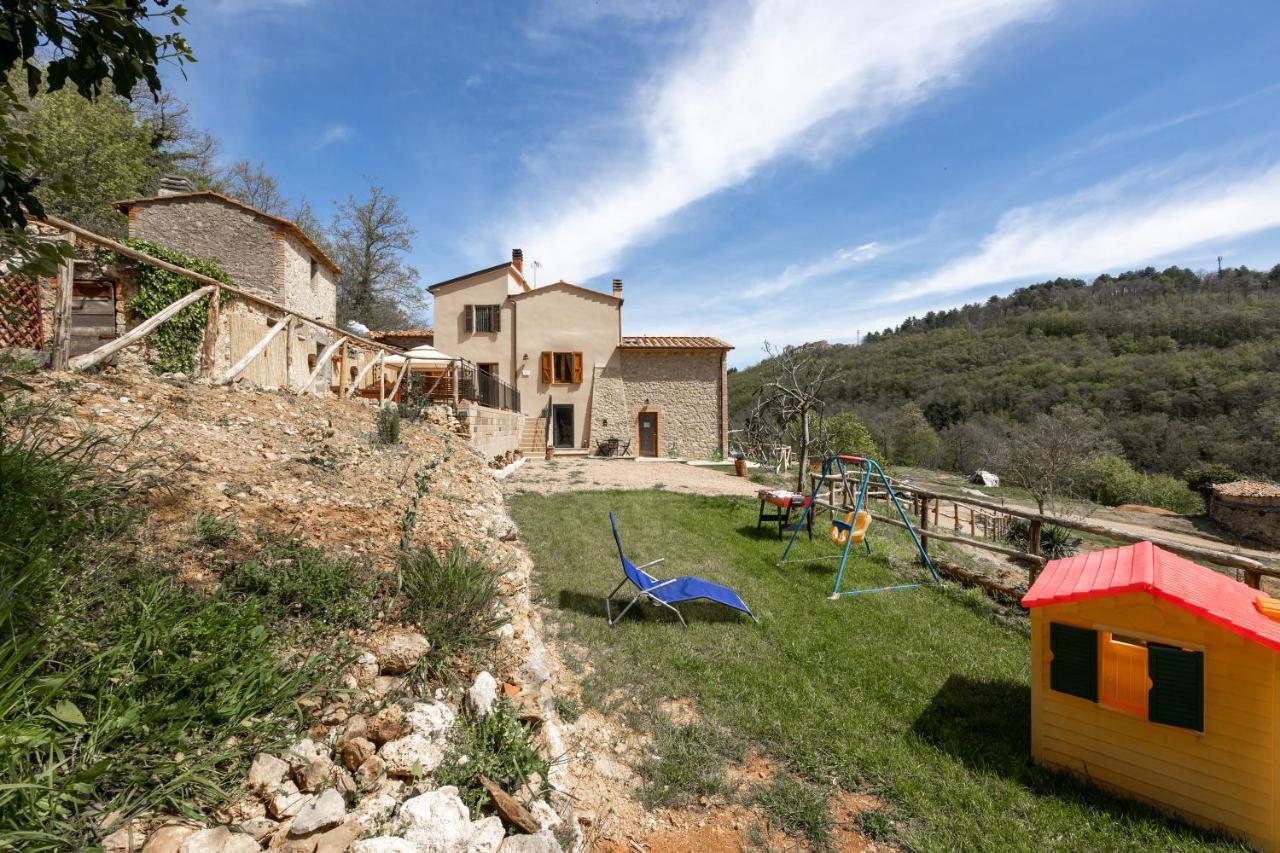 Podere Del Ciacchi Among Tuscany Greenery - Happy Rentals Montieri Eksteriør billede