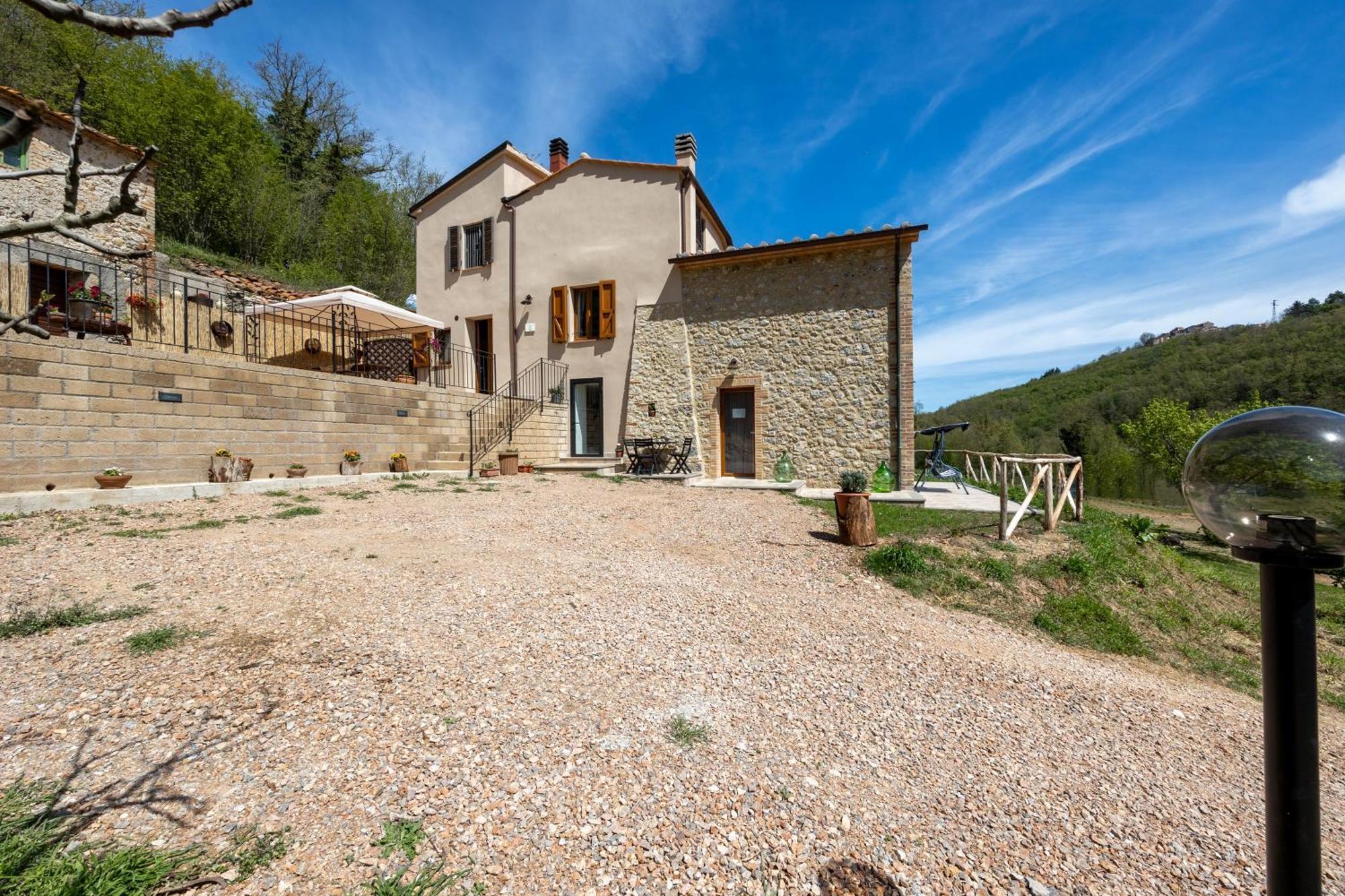Podere Del Ciacchi Among Tuscany Greenery - Happy Rentals Montieri Eksteriør billede